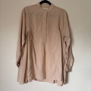 Max Studio London Women’s Victorian Crochet Pullover Blouse, XS/S